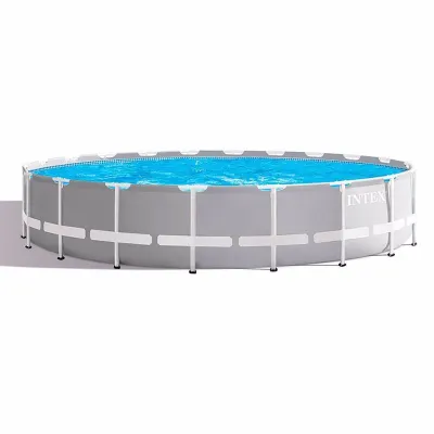 Круглый каркасный бассейн Intex 26756 (610 x 132 см) Prism Frame Pool - 2 Круглый каркасный бассейн Intex 26756 (610 x 132 см) Prism Frame Pool - 2 - Robinzon.ua