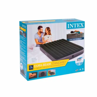 Двоспальний надувний матрац Intex 64109 (152 x 203 x 25 см) Prestige Downy Airbed - 4 - Robinzon.ua