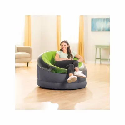 Надувне крісло Intex 66581 (112 x 109 x 69 см) Empire Chair (Зелене) - 4 - Robinzon.ua