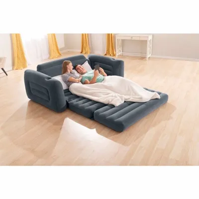 Надувной диван-трансформер Intex 66552 (203 x 224 x 66 см) Pull-Out Sofa - 4 - Robinzon.ua