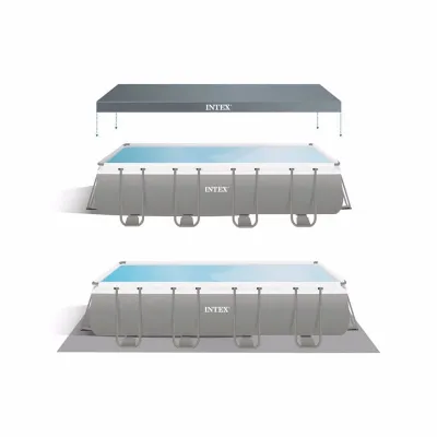 Прямоугольный каркасный бассейн Intex 26356 (Интексe Rectangular Poo 26352) Ultra Framl (549x274x132 см) - 3 Прямоугольный каркасный бассейн Intex 26356 (Интексe Rectangular Poo 26352) Ultra Framl (549x274x132 см) - 3 - Robinzon.ua