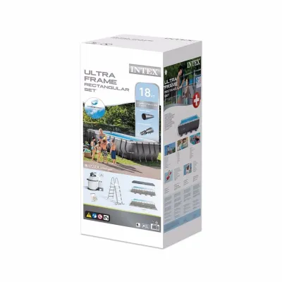 Прямоугольный каркасный бассейн Intex 26356 (Интексe Rectangular Poo 26352) Ultra Framl (549x274x132 см) - 5 Прямоугольный каркасный бассейн Intex 26356 (Интексe Rectangular Poo 26352) Ultra Framl (549x274x132 см) - 5 - Robinzon.ua