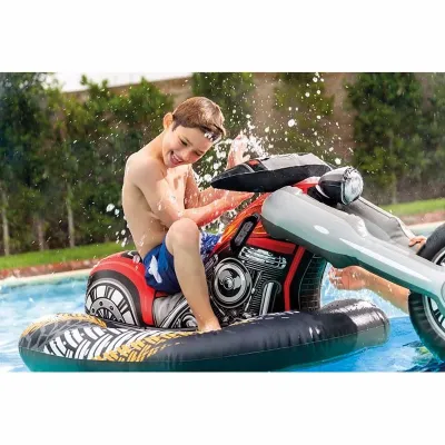 Надувний пліт Intex 57534 (180 x 94 x 71 см) Мотоцикл Cruiser Motorbike Ride-on. - 3 Надувний пліт Intex 57534 (180 x 94 x 71 см) Мотоцикл Cruiser Motorbike Ride-on. - 3 - Robinzon.ua