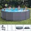 Круглый каркасный бассейн Intex 26384 (478 x 124 см) Graphite Gray Panel Pool - 1 - Robinzon.ua