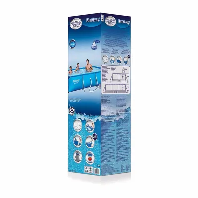 Прямоугольный каркасный бассейн Bestway 56411 (300 х 201 х 66 см) Steel Pro - 2 - Robinzon.ua