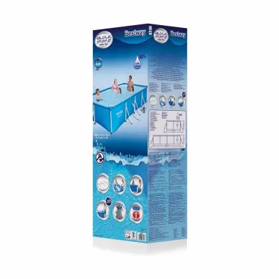 Прямоугольный каркасный бассейн Bestway 56424 (400 х 211 х 81 см) Steel Pro - 2 Прямоугольный каркасный бассейн Bestway 56424 (400 х 211 х 81 см) Steel Pro - 2 - Robinzon.ua