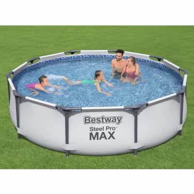 Круглый каркасный бассейн Bestway 56406 (305-76 см) Steel Pro Max - 1 Круглый каркасный бассейн Bestway 56406 (305-76 см) Steel Pro Max - 1 - Robinzon.ua