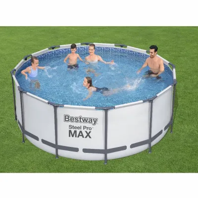 Круглый каркасный бассейн Bestway 56420 (366х122 см) Steel Pro - 2 Круглый каркасный бассейн Bestway 56420 (366х122 см) Steel Pro - 2 - Robinzon.ua