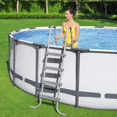 Круглый каркасный бассейн Bestway 56420 (366х122 см) Steel Pro - 3 Круглый каркасный бассейн Bestway 56420 (366х122 см) Steel Pro - 3 - Robinzon.ua