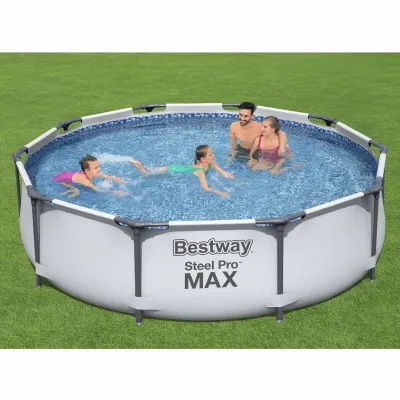Круглый каркасный бассейн Bestway 56408 (305-76 см) Steel Pro Max - 2 - Robinzon.ua