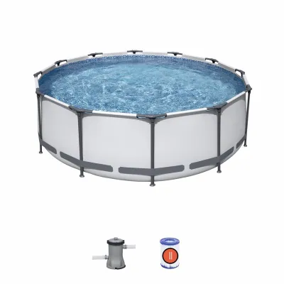 Круглый каркасный бассейн Bestway 56416 (366-76 см) Steel Pro Max - 1 - Robinzon.ua