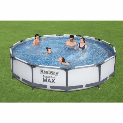 Круглый каркасный бассейн Bestway 56416 (366-76 см) Steel Pro Max - 2 - Robinzon.ua
