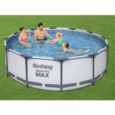 Круглый каркасный бассейн Bestway 56418 (366 x 100 см) Steel Pro Max - 1 Круглый каркасный бассейн Bestway 56418 (366 x 100 см) Steel Pro Max - 1 - Robinzon.ua
