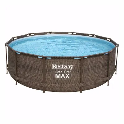 Круглый каркасный бассейн Bestway 56709 (366 x 100 см) Steel Pro™ - 1 Круглый каркасный бассейн Bestway 56709 (366 x 100 см) Steel Pro™ - 1 - Robinzon.ua