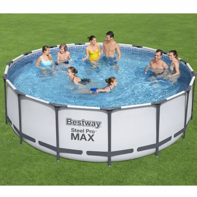 Круглый каркасный бассейн Bestway 56438 (457x122 см) Steel Pro Frame Pool - 2 Круглый каркасный бассейн Bestway 56438 (457x122 см) Steel Pro Frame Pool - 2 - Robinzon.ua