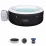 Бассейн-джакузи Miami Lay-Z-Spa Bestway 60001 (180x66 см) надувной спа-салон на 2-4 человека Черный - 1 - Robinzon.ua