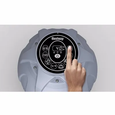 Бассейн-джакузи Miami Lay-Z-Spa Bestway 60001 (180x66 см) надувной спа-салон на 2-4 человека Черный - 8 Бассейн-джакузи Miami Lay-Z-Spa Bestway 60001 (180x66 см) надувной спа-салон на 2-4 человека Черный - 8 - Robinzon.ua