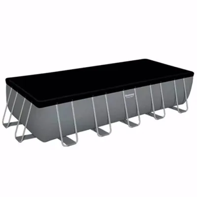 Прямоугольный каркасный бассейн Bestway 5612B Power Steel (640х274х132 см) + песочный насос, лестница, тент - 2 Прямоугольный каркасный бассейн Bestway 5612B Power Steel (640х274х132 см) + песочный насос, лестница, тент - 2 - Robinzon.ua