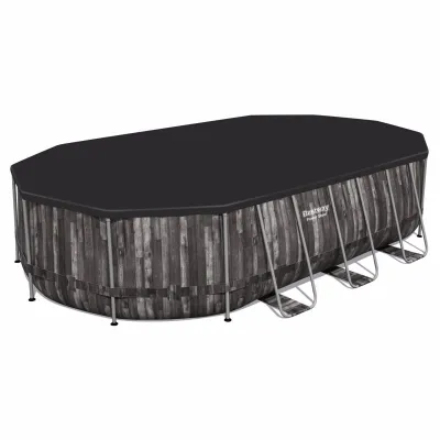 Каркасный бассейн Bestway 5611R (610х366х122 см) с картриджным фильтром, лестницей и тентом - 5 Каркасный бассейн Bestway 5611R (610х366х122 см) с картриджным фильтром, лестницей и тентом - 5 - Robinzon.ua