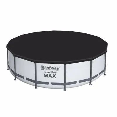 Круглый каркасный бассейн Bestway 5612Z (488х122 см) с картриджным фильтром, тентом и лестницей - 3 Круглый каркасный бассейн Bestway 5612Z (488х122 см) с картриджным фильтром, тентом и лестницей - 3 - Robinzon.ua