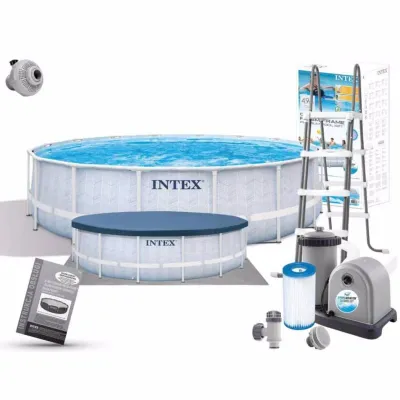 Круглый каркасный бассейн Intex 26746 (488x122 см) CHEVRON PRISM FRAME PREMIUM POOL - 3 Круглый каркасный бассейн Intex 26746 (488x122 см) CHEVRON PRISM FRAME PREMIUM POOL - 3 - Robinzon.ua