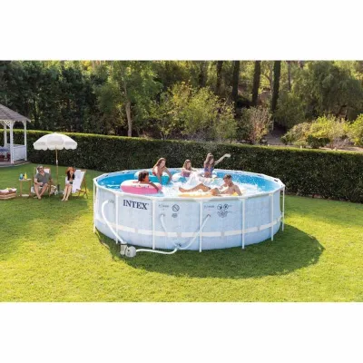 Круглый каркасный бассейн Intex 26746 (488x122 см) CHEVRON PRISM FRAME PREMIUM POOL - 4 Круглый каркасный бассейн Intex 26746 (488x122 см) CHEVRON PRISM FRAME PREMIUM POOL - 4 - Robinzon.ua