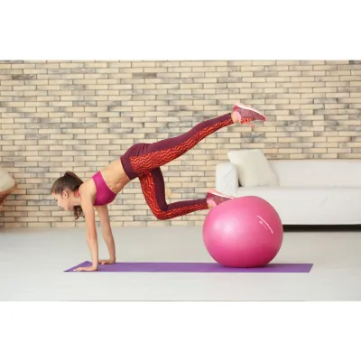 М'яч для фітнесу (фітбол) Power System PS-4011 Ø55 cm PRO Gymball Pink - 7 М'яч для фітнесу (фітбол) Power System PS-4011 Ø55 cm PRO Gymball Pink - 7 - Robinzon.ua