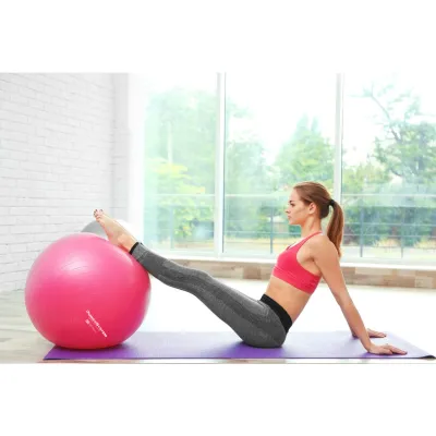 М'яч для фітнесу (фітбол) Power System PS-4011 Ø55 cm PRO Gymball Pink - 8 М'яч для фітнесу (фітбол) Power System PS-4011 Ø55 cm PRO Gymball Pink - 8 - Robinzon.ua