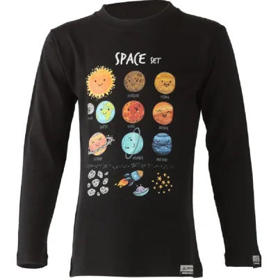 Футболка дитяча Lasting AVE, чорний, 110 (8596445014730) - 1 - Robinzon.ua