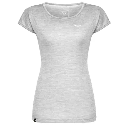 Женская футболка Salewa Puez Melange Dry W S/S Tee, gray, 46/40 (265380538) - 1 - Robinzon.ua