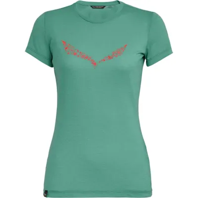 Футболка жіночі Salewa Solid DRI-REL W S/S Tee 27019 5075 - 40/34 - зелений-ж (013.002.7923) - 1 - Robinzon.ua