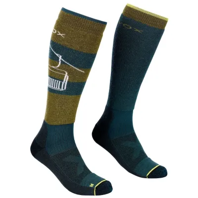 Носки мужские Ortovox FREE RIDE LONG SOCKS M, wild herbs, 39-41 (5440000019) - 1 - Robinzon.ua