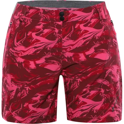 Шорты женские Alpine Pro ZAMBA, pink/burgundy, 42 (LPAA638452 42) - 1 - Robinzon.ua
