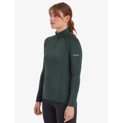 Термофутболка MONTANE Female Dart XT Zip Neck Зелений M/12/40 - 2 - Robinzon.ua