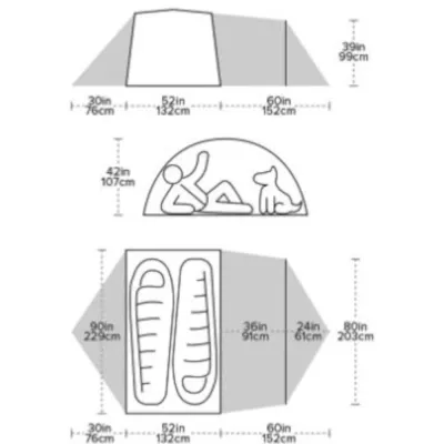 Палатка Big Agnes Blacktail 2 Hotel green/gray - 6 Палатка Big Agnes Blacktail 2 Hotel green/gray - 6 - Robinzon.ua
