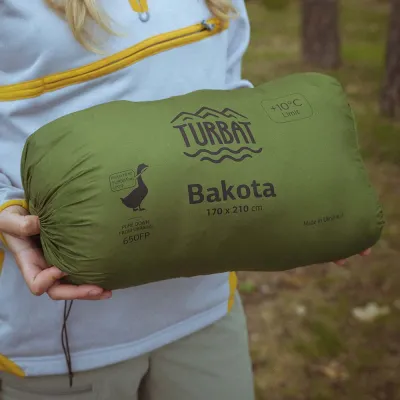 Пуховое одеяло Turbat Bakota green - зеленый - 6 Пуховое одеяло Turbat Bakota green - зеленый - 6 - Robinzon.ua