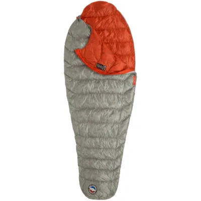 Спальник Big Agnes Pluton UL 40 (850 DownTek) Long gray/pumpkin - Left Zip - 2 - Robinzon.ua