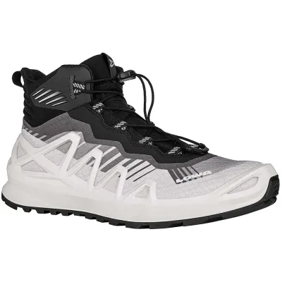 Ботинки мужские LOWA Merger GTX MID 46 - черный/белый с мембраной Gore-Tex®, мультифункциональные - 310430-0199-46.0 - 2 Ботинки мужские LOWA Merger GTX MID 46 - черный/белый с мембраной Gore-Tex®, мультифункциональные - 310430-0199-46.0 - 2 - Robinzon.ua
