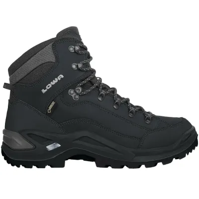 Ботинки мужские LOWA Renegade GTX MID 40 - черный с мембраной Gore-Tex®, треккинговые - 310945-0998-40.0 - 1 Ботинки мужские LOWA Renegade GTX MID 40 - черный с мембраной Gore-Tex®, треккинговые - 310945-0998-40.0 - 1 - Robinzon.ua