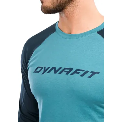 Мужская футболка с длинным рукавом Dynafit 44766 M L/S Tee, blue, 48/M (70956/8071 48/M) - 3 - Robinzon.ua