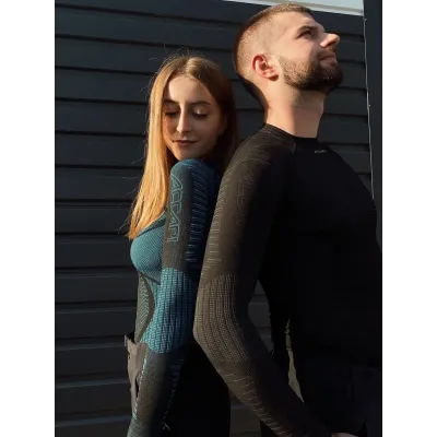 Термофутболка с длинным рукавом женская Accapi XPerience, Black/Turquoise, XL/XXL (ACC XА811.9946-X2X) - 2 - Robinzon.ua