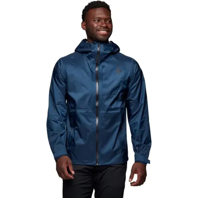 Мембранна чоловіча куртка Black Diamond XL Treeline Rain Shell, IIndigo, XL (BD 7450084013XLG1) - 2 Мембранна чоловіча куртка Black Diamond XL Treeline Rain Shell, IIndigo, XL (BD 7450084013XLG1) - 2 - Robinzon.ua