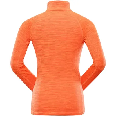 Жіноча флісова кофта з рукавом реглан Alpine Pro NATHA, Orange, M (LSWY351329 M) - 2 - Robinzon.ua