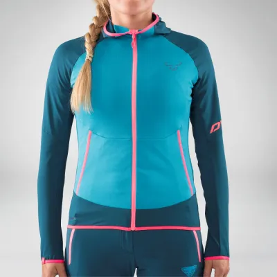 Женская флисовая кофта с рукавом реглан Dynafit Transalper Light PTC W Hoody, gray/black, 44/38 (711770912) - 5 - Robinzon.ua