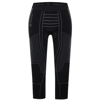Термоштаны 3/4 мужские Alpine Pro Pineios 3, XS-S - Black (MUNM036 990) - 2 - Robinzon.ua