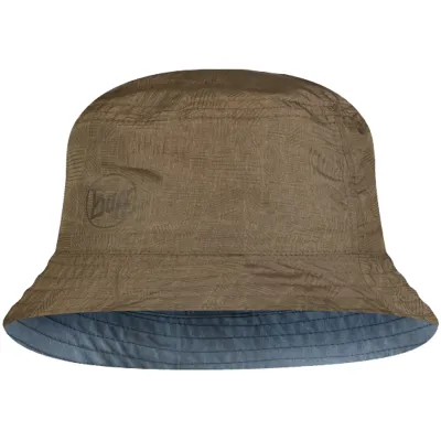 Панама Buff Travel Bucket Hat, Zadok Blue-Olive - S/M (BU 122592.707.20.00) - 1 - Robinzon.ua