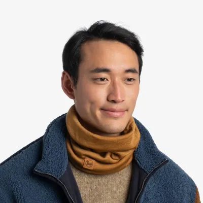 Шарф-труба Buff Heavyweight Merino Wool, Solid Mustard (BU 113018.118.10.00) - 2 - Robinzon.ua