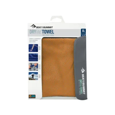 Полотенце из микрофибры DryLite Towel, XL - 75х150см, Orange от Sea to Summit (STS ADRYAXLOR) - 3 - Robinzon.ua