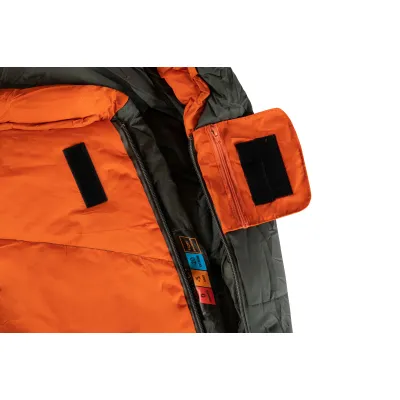 Спальний мішок Tramp Fjord Long кокон лівий orange/grey 225/80-55 UTRS-049L - 5 - Robinzon.ua