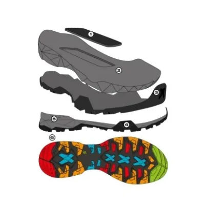 Полуботинки унисекс Scarpa Mojito Hike GTX 44 - оливковый с мембраной Gore-Tex®, треккинговые - 63318-200-5-44 - 7 - Robinzon.ua